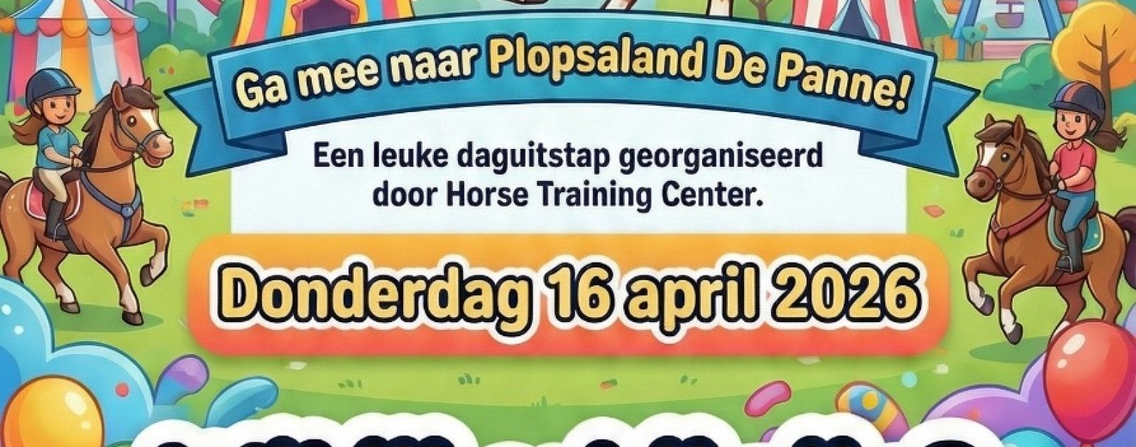 Met HTC naar Plopsaland De Panne op 16 april 2026